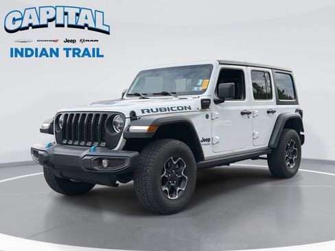 Used 2022 Jeep Wrangler Unlimited Rubicon 4xe w/ Cold Weather Group AWD/4WD image 1