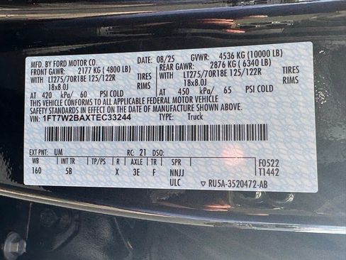 New 2026 Ford F250 Lariat w/ FX4 Off-Road Package image 52