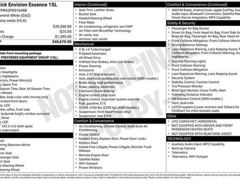 Used 2023 Buick Envision Essence image 19