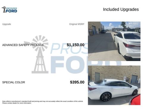 Used 2019 Toyota Avalon Touring w/ Advanced Safety Package FWD image 3
