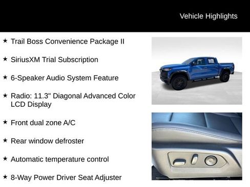 Used 2025 Chevrolet Colorado Trail Boss AWD/4WD image 7