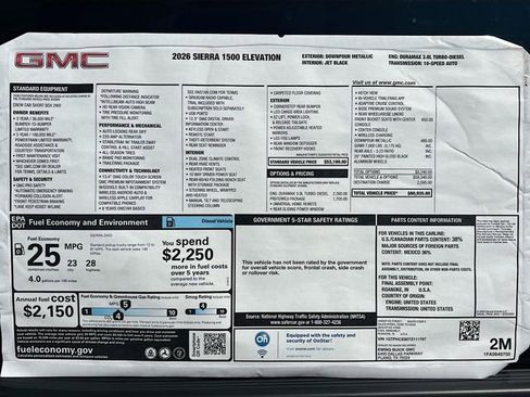 New 2026 GMC Sierra 1500 Elevation w/ Preferred Package image 21