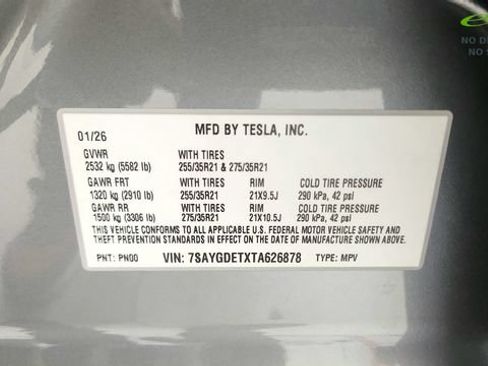 Used 2026 Tesla Model Y Performance AWD/4WD image 81
