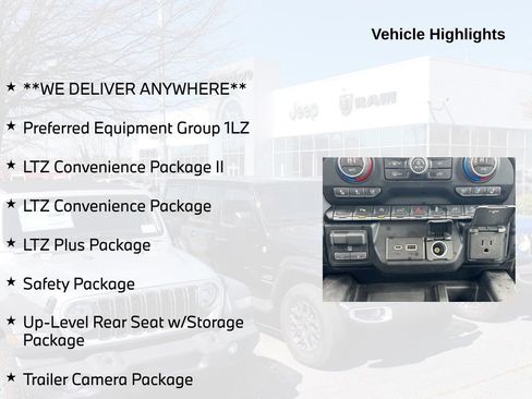 Used 2019 Chevrolet Silverado 1500 LTZ w/ LTZ Plus Package image 5