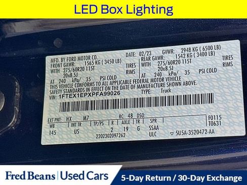 Certified 2023 Ford F150 XLT w/ Equipment Group 302A High AWD/4WD image 38
