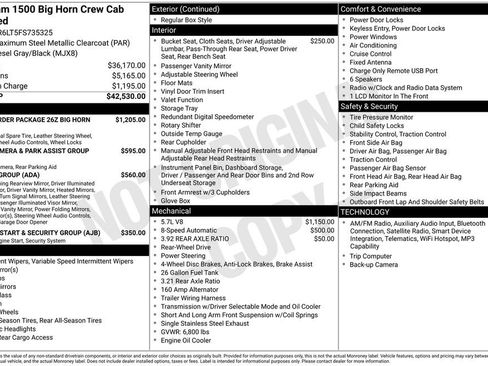 Used 2015 RAM 1500 Big Horn RWD image 3
