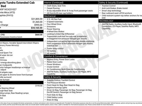 Used 2012 Toyota Tundra 4x4 Double Cab w/ Tow Pkg image 2