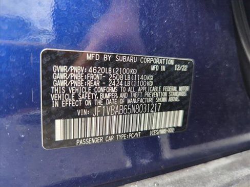 Used 2022 Subaru WRX AWD/4WD image 30