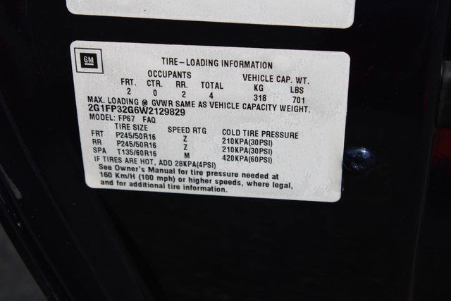 Used 1998 Chevrolet Camaro Z28 w/ Sport Appearance Pkg RWD image 31