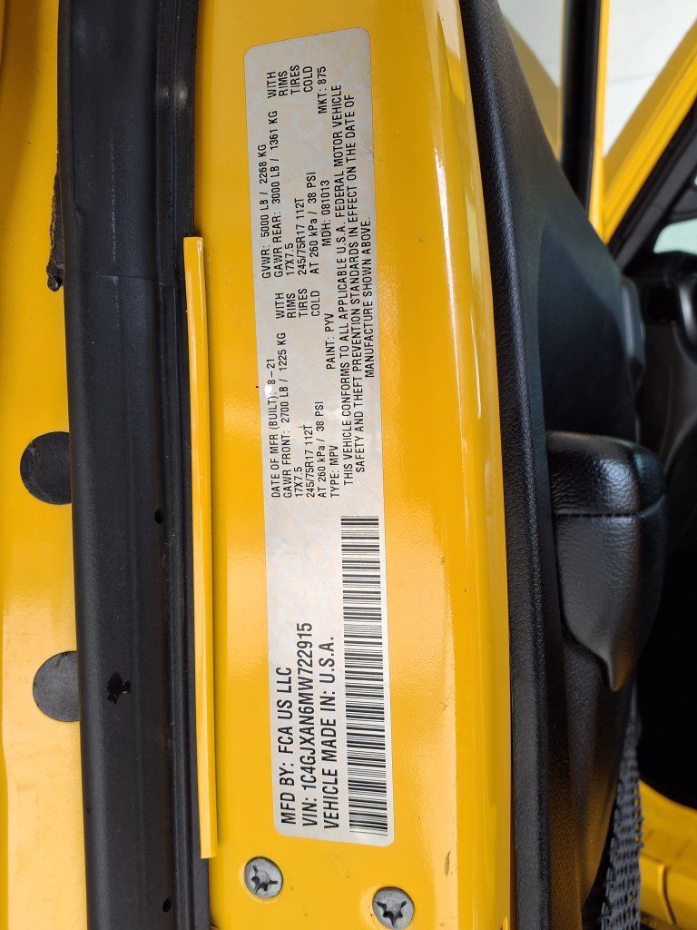 Used 2021 Jeep Wrangler Sport AWD/4WD image 33