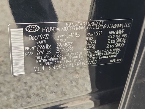 Used 2023 Hyundai Santa Fe Calligraphy w/ Cargo Package FWD image 35