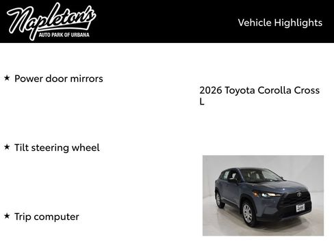 New 2026 Toyota Corolla Cross L image 16