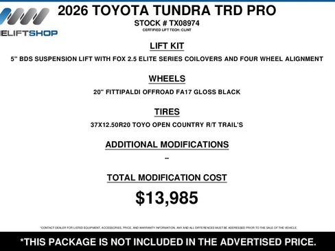 Used 2026 Toyota Tundra TRD Pro image 2