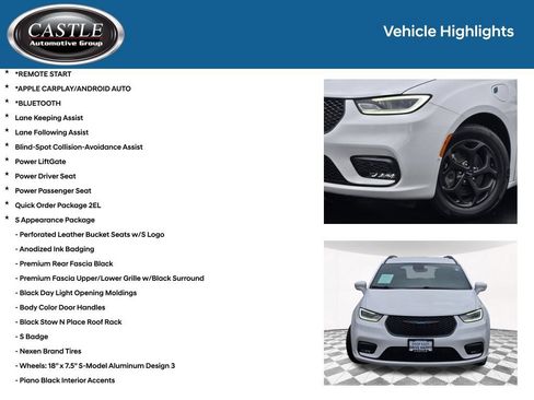 Used 2021 Chrysler Pacifica Touring-L w/ Uconnect Theater Family Group FWD image 3