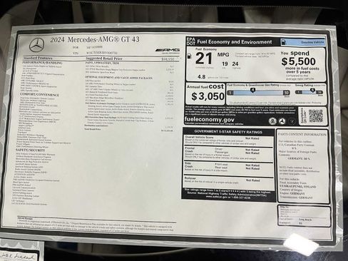 Certified 2024 Mercedes-Benz AMG GT 43 image 45