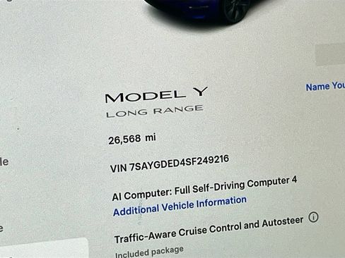 Used 2025 Tesla Model Y Long Range RWD image 12