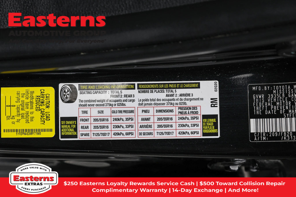 Used 2021 Toyota Corolla LE w/ Carpet Mat Package (TMS) FWD image 37