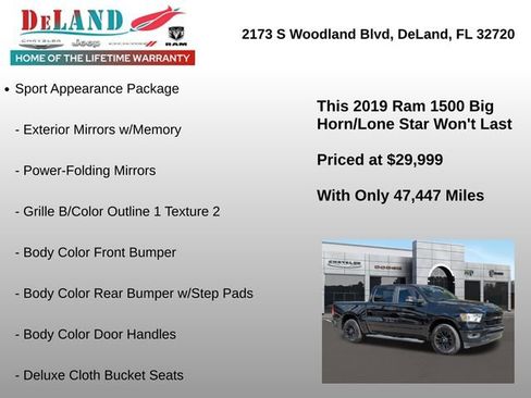 Used 2019 RAM 1500 Big Horn image 25