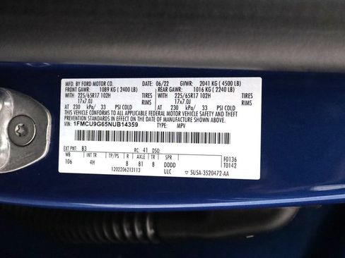 Used 2022 Ford Escape SE w/ Convenience Package AWD/4WD image 30