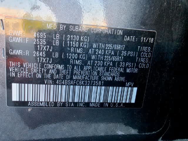 Used 2019 Subaru Outback 2.5i Premium AWD/4WD image 9