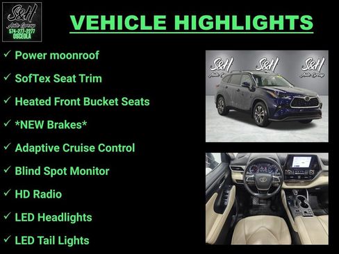 Used 2023 Toyota Highlander XLE AWD/4WD image 3