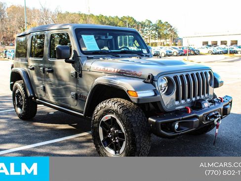 Used 2021 Jeep Wrangler Unlimited Rubicon w/ Uconnect 4C Nav & Sound Group AWD/4WD image 4