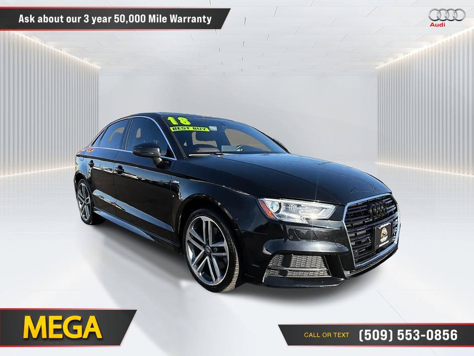 Used 2018 Audi A3 2.0T Premium Plus w/ Premium Plus Package FWD image 1