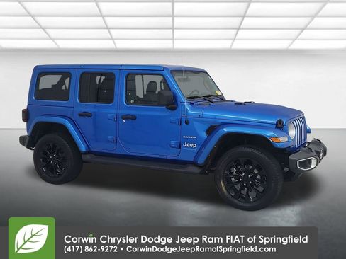 Used 2021 Jeep Wrangler Unlimited Sahara w/ Cold Weather Group image 1