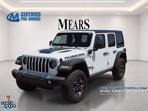 Used 2022 Jeep Wrangler Unlimited Rubicon 4xe AWD/4WD image 1