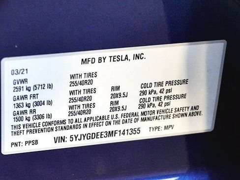 Used 2021 Tesla Model Y Long Range AWD/4WD image 13