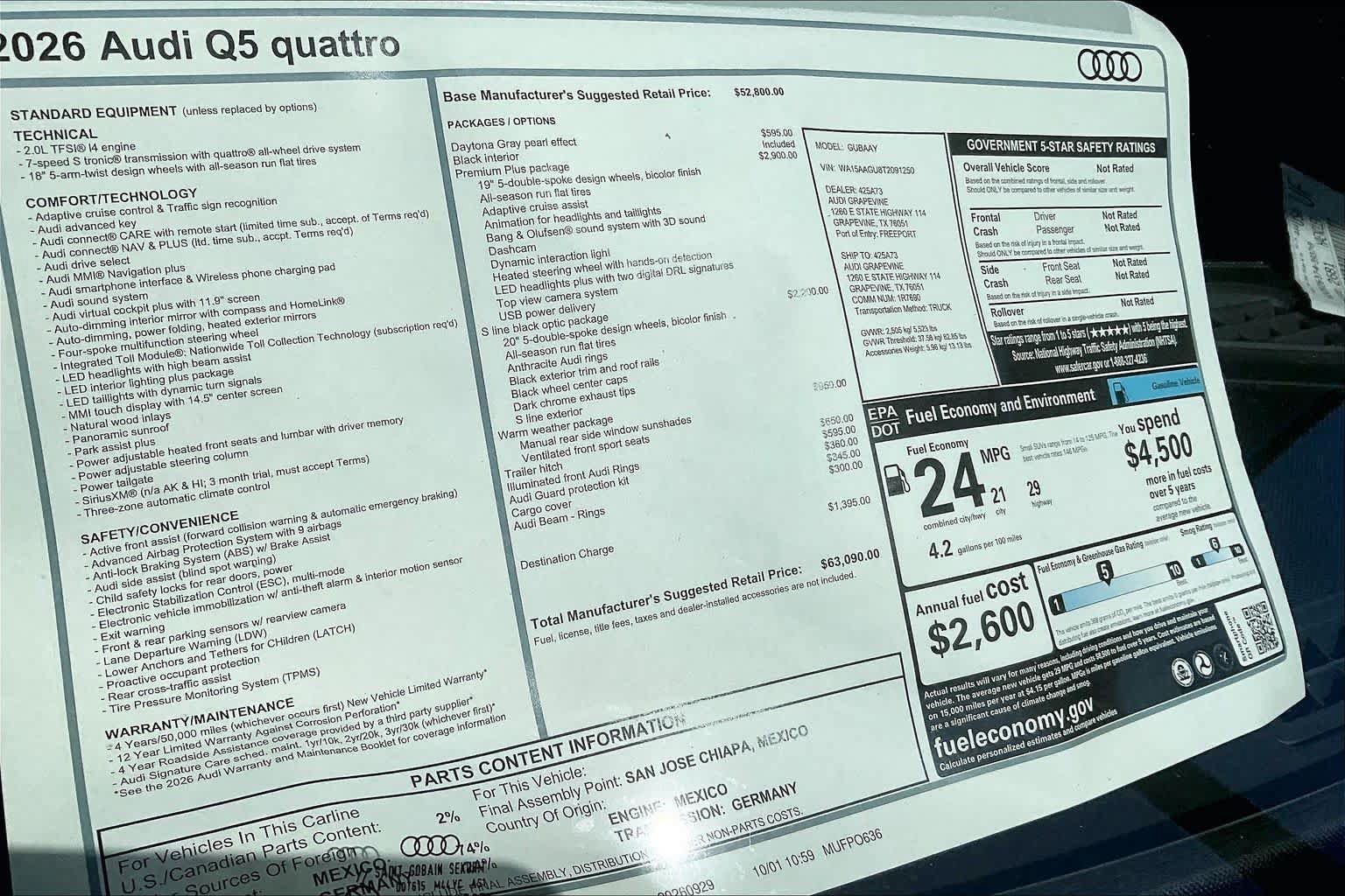New 2026 Audi Q5 Premium AWD/4WD image 19