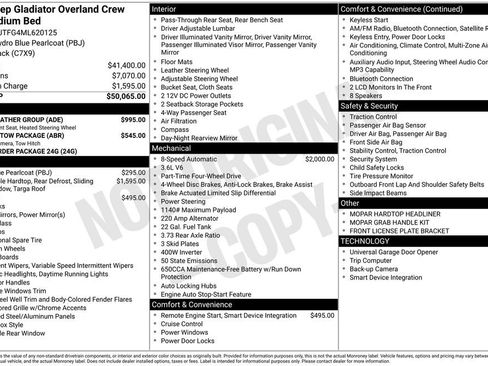 Used 2021 Jeep Gladiator Overland w/ Cold Weather Group image 18