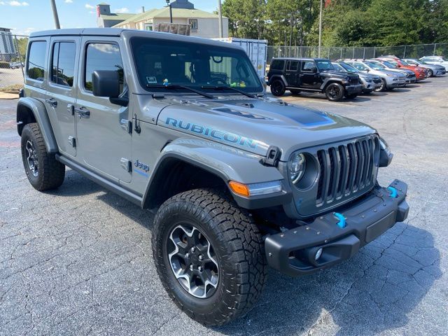 Used 2021 Jeep Wrangler Unlimited Rubicon 4xe w/ Steel Bumper Group AWD/4WD image 2