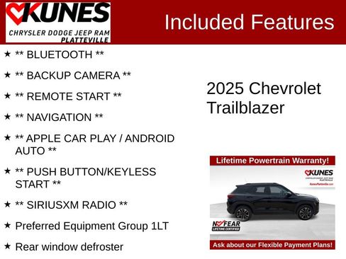 Used 2025 Chevrolet TrailBlazer LT FWD image 2
