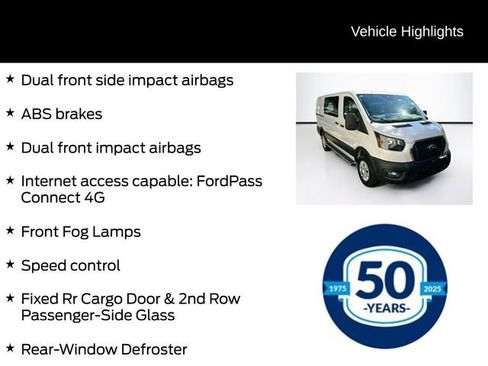 Used 2025 Ford Transit 250 Low Roof w/ Exterior Upgrade Package RWD image 21