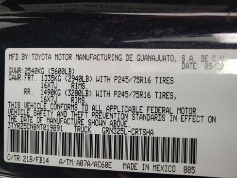 Used 2022 Toyota Tacoma SR RWD image 33