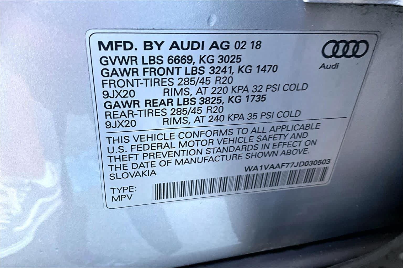 Used 2018 Audi Q7 3.0T Prestige w/ Prestige Package AWD/4WD image 37