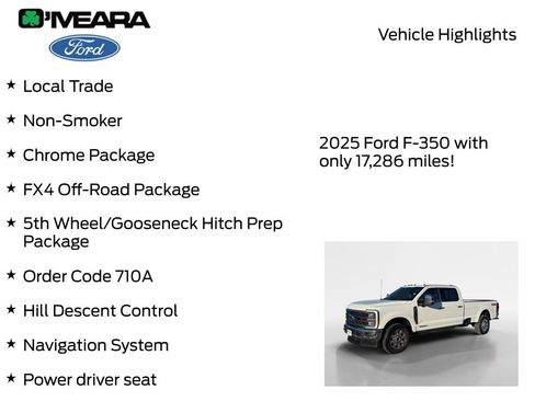 Used 2025 Ford F350 King Ranch w/ Chrome Package image 8