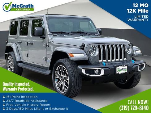Used 2023 Jeep Wrangler Unlimited Sahara w/ Cold Weather Group AWD/4WD image 1