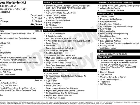 Used 2023 Toyota Highlander XLE image 33