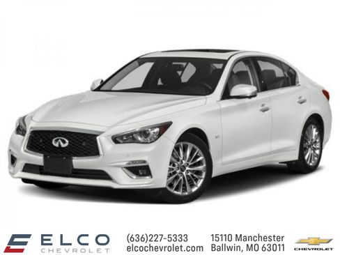 Used 2018 INFINITI Q50 Luxe w/ Essential Package (3.0T Luxe) RWD image 1