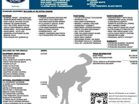 Used 2024 Ford Bronco Badlands image 2