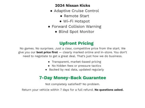 Used 2024 Nissan Kicks SR w/ SR Premium Package FWD image 2