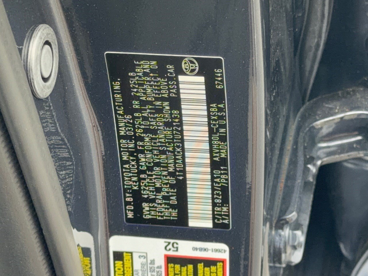 Used 2026 Toyota Camry SE FWD image 32