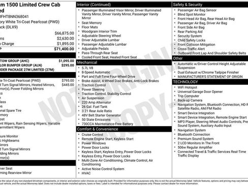 Used 2022 RAM 1500 Limited w/ Trailer Tow Group AWD/4WD image 4