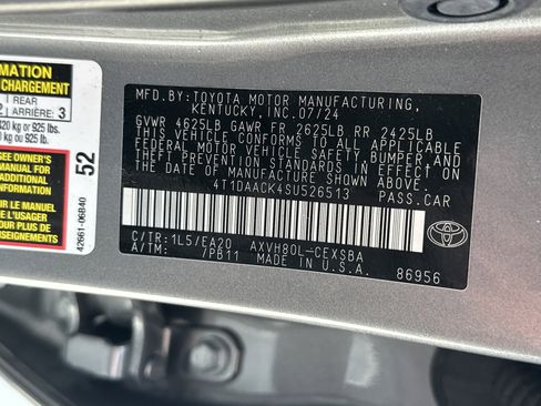 Certified 2025 Toyota Camry SE FWD image 35