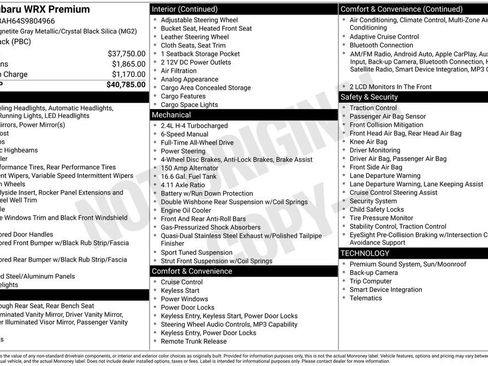 New 2025 Subaru WRX Premium image 5