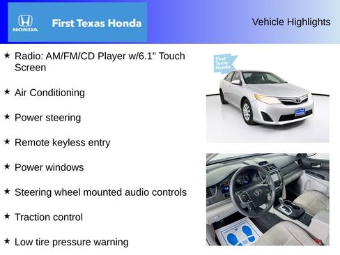 Used 2013 Toyota Camry LE image 5