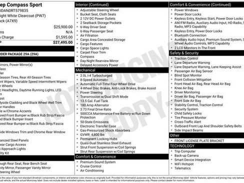 Used 2024 Jeep Compass Sport image 1