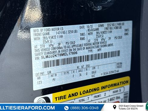 Used 2021 Lincoln Navigator Reserve image 22